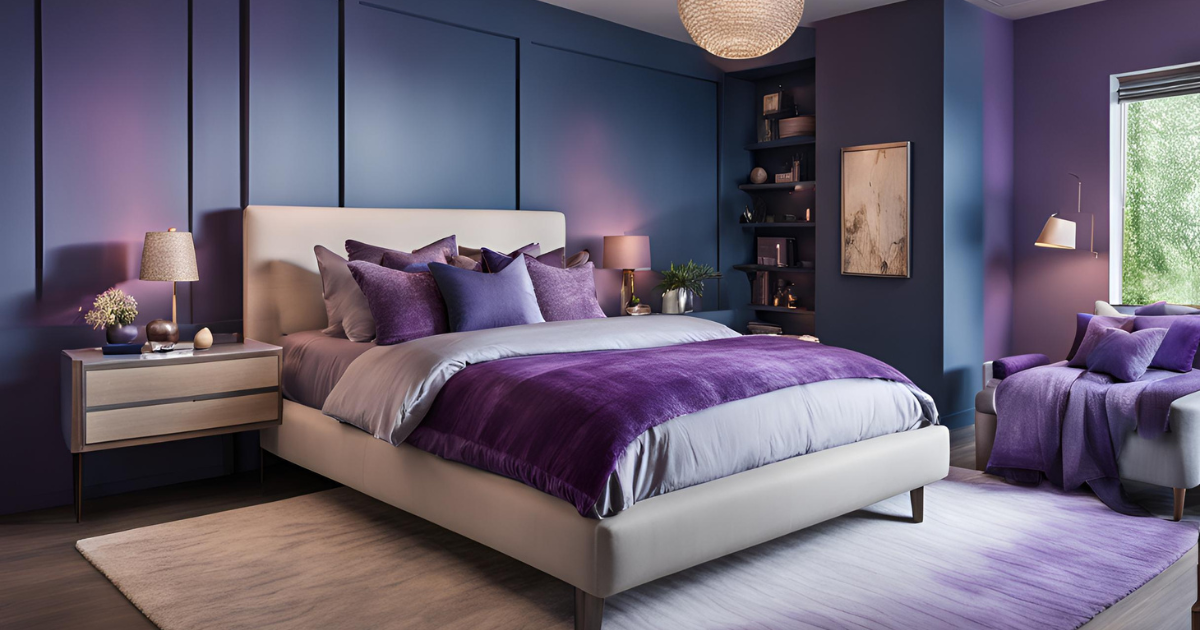 Read more about the article 20 Attractive Blue and Purple Bedroom Ideas