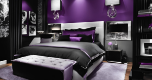 Read more about the article 20 Amazing Purple Grey Black Bedroom Ideas