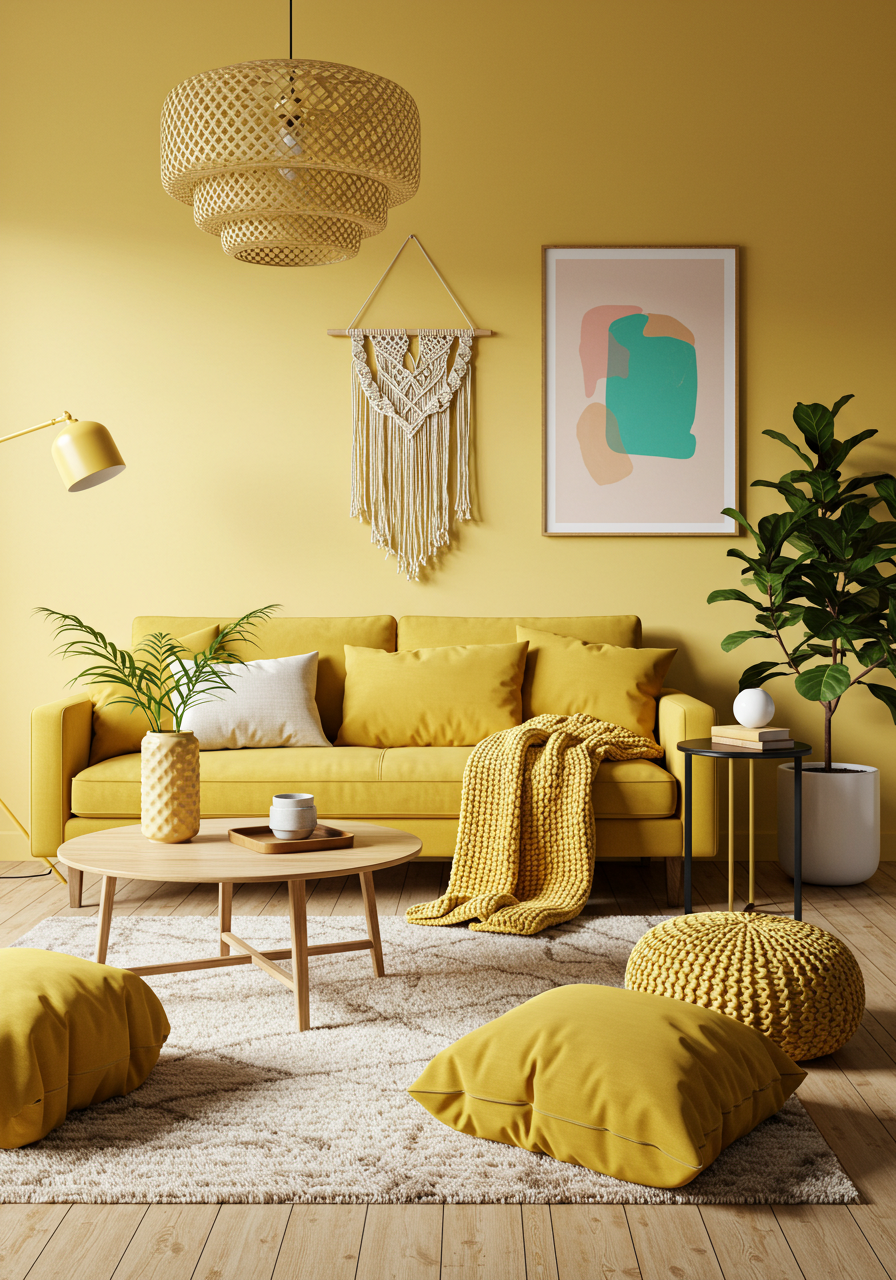 You are currently viewing 10 Idées De Salon Jaune