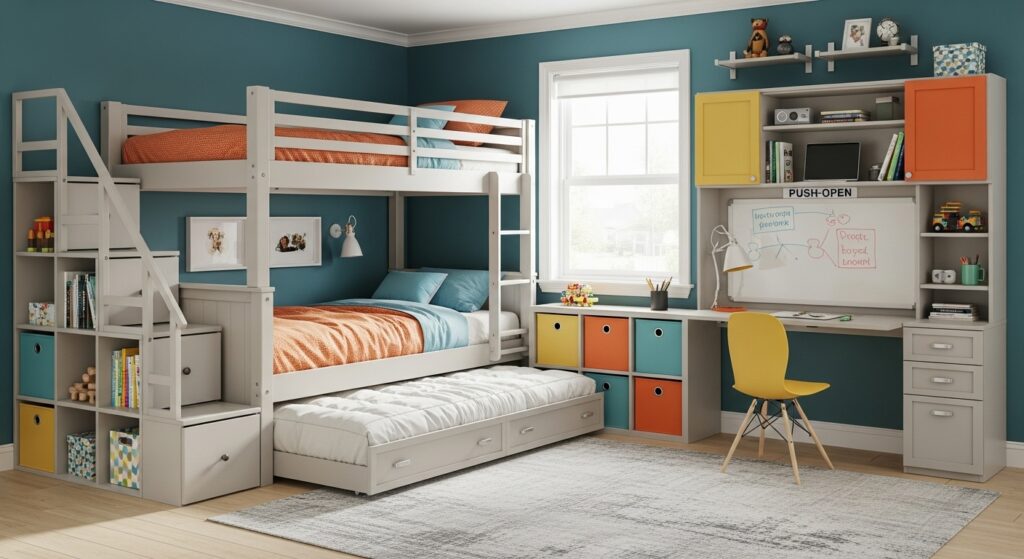 Use Multi-Functional Beds With Smart Storage
